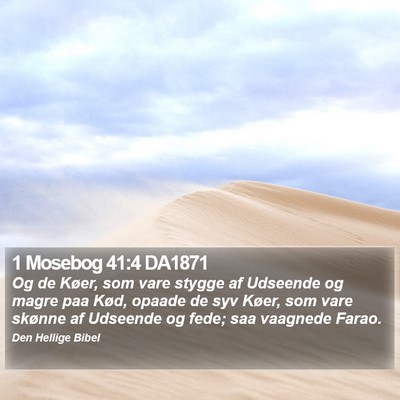 1 Mosebog 41:4 DA1871 Bible Verse Image