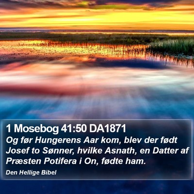 1 Mosebog 41:50 DA1871 Bible Verse Image