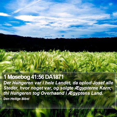 1 Mosebog 41:56 DA1871 Bible Verse Image