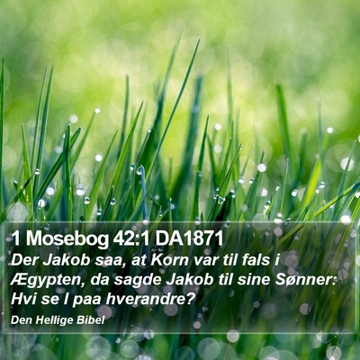 1 Mosebog 42:1 DA1871 Bible Verse Image