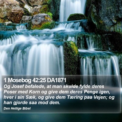 1 Mosebog 42:25 DA1871 Bible Verse Image