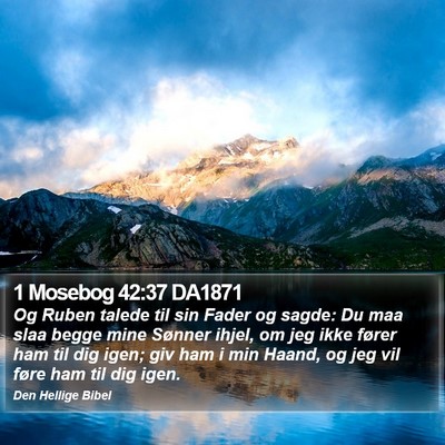 1 Mosebog 42:37 DA1871 Bible Verse Image