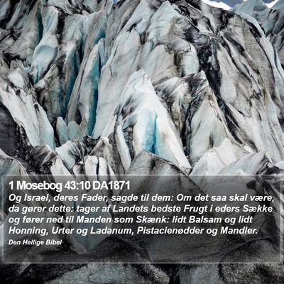 1 Mosebog 43:10 DA1871 Bible Verse Image