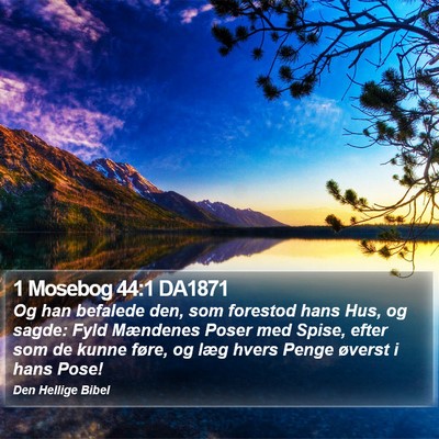 1 Mosebog 44:1 DA1871 Bible Verse Image