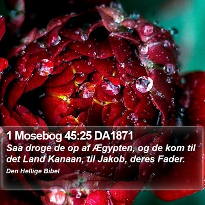 1 Mosebog 45:25 DA1871 Bible Verse Image