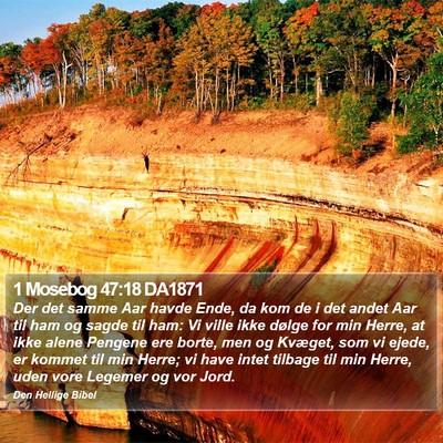 1 Mosebog 47:18 DA1871 Bible Verse Image