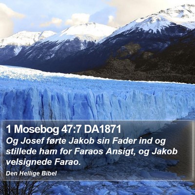 1 Mosebog 47:7 DA1871 Bible Verse Image