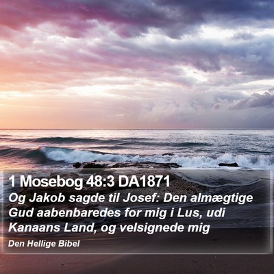 1 Mosebog 48:3 DA1871 Bible Verse Image