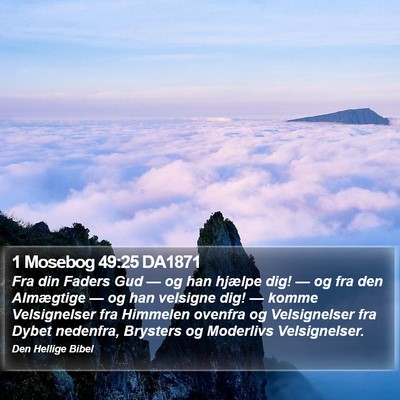 1 Mosebog 49:25 DA1871 Bible Verse Image