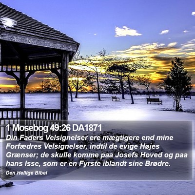 1 Mosebog 49:26 DA1871 Bible Verse Image
