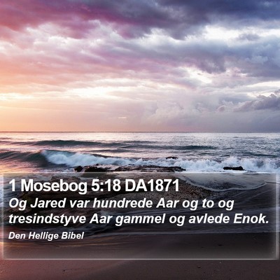 1 Mosebog 5:18 DA1871 Bible Verse Image