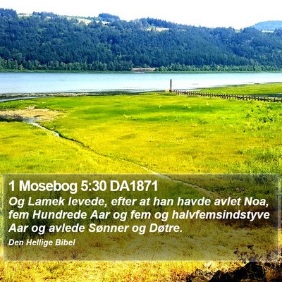 1 Mosebog 5:30 DA1871 Bible Verse Image