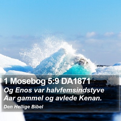 1 Mosebog 5:9 DA1871 Bible Verse Image