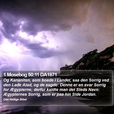 1 Mosebog 50:11 DA1871 Bible Verse Image
