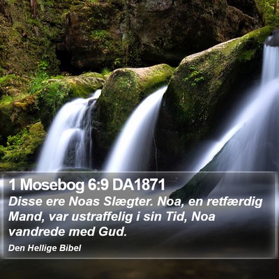 1 Mosebog 6:9 DA1871 Bible Verse Image