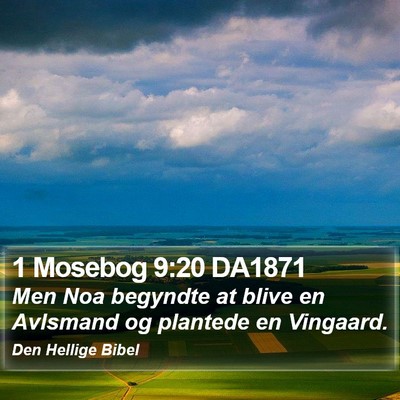 1 Mosebog 9:20 DA1871 Bible Verse Image