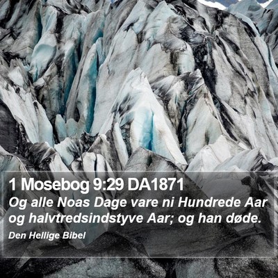 1 Mosebog 9:29 DA1871 Bible Verse Image