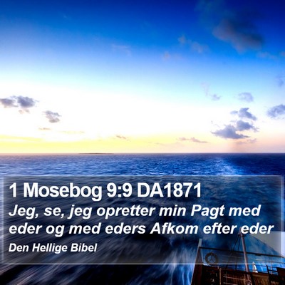 1 Mosebog 9:9 DA1871 Bible Verse Image