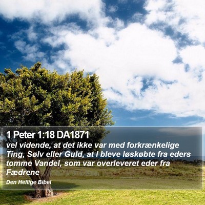 1 Peter 1:18 DA1871 Bible Verse Image