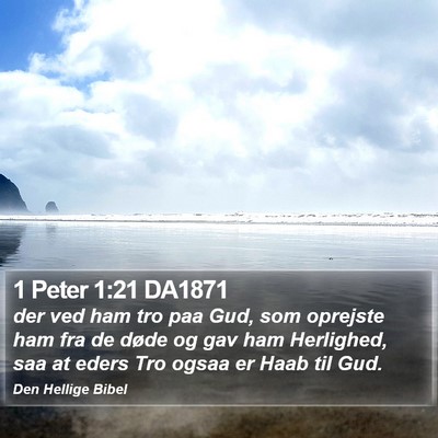1 Peter 1:21 DA1871 Bible Verse Image