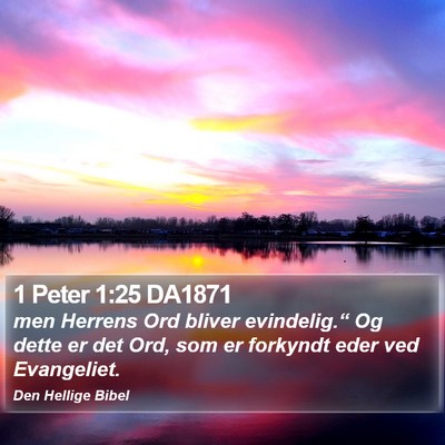 1 Peter 1:25 DA1871 Bible Verse Image