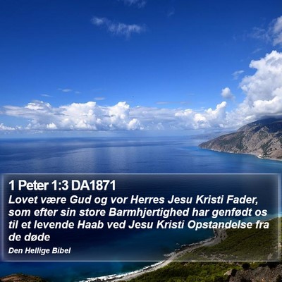 1 Peter 1:3 DA1871 Bible Verse Image