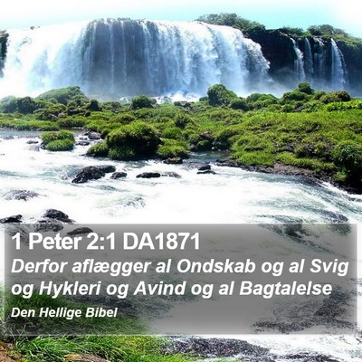 1 Peter 2:1 DA1871 Bible Verse Image