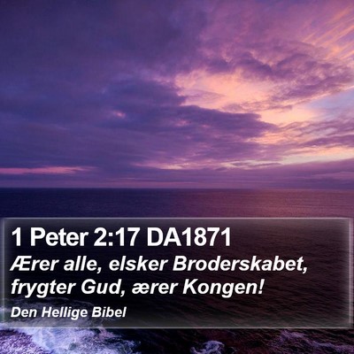 1 Peter 2:17 DA1871 Bible Verse Image
