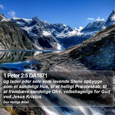 1 Peter 2:5 DA1871 Bible Verse Image