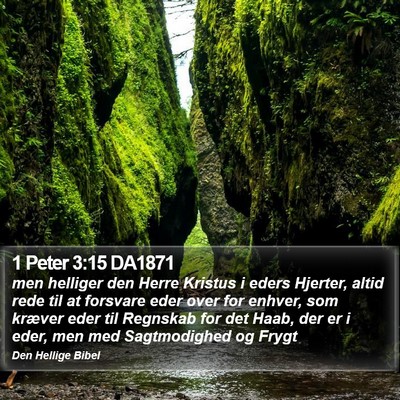1 Peter 3:15 DA1871 Bible Verse Image
