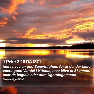 1 Peter 3:16 DA1871 Bible Verse Image