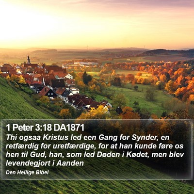 1 Peter 3:18 DA1871 Bible Verse Image