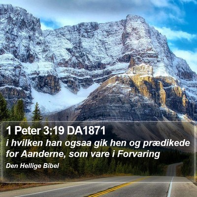 1 Peter 3:19 DA1871 Bible Verse Image