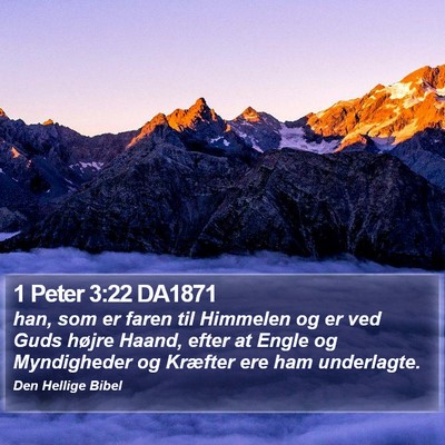 1 Peter 3:22 DA1871 Bible Verse Image