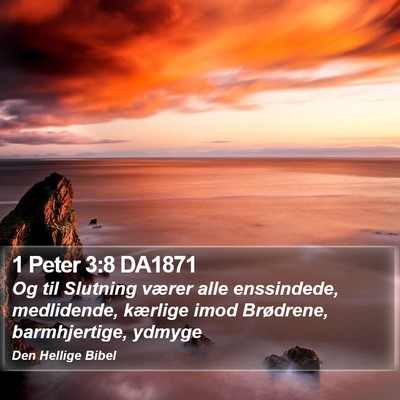 1 Peter 3:8 DA1871 Bible Verse Image