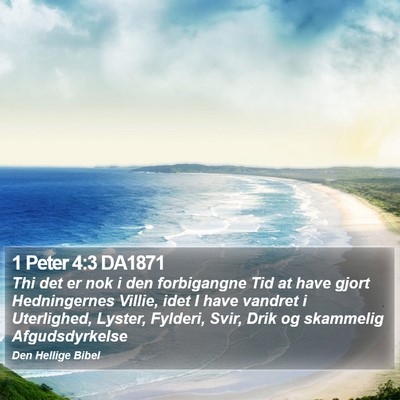 1 Peter 4:3 DA1871 Bible Verse Image