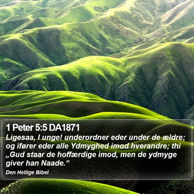 1 Peter 5:5 DA1871 Bible Verse Image