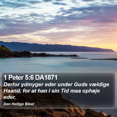 1 Peter 5:6 DA1871 Bible Verse Image