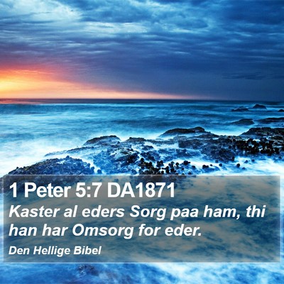 1 Peter 5:7 DA1871 Bible Verse Image