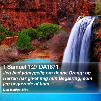 1 Samuel 1:27 DA1871 Bible Verse Image
