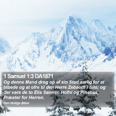 1 Samuel 1:3 DA1871 Bible Verse Image