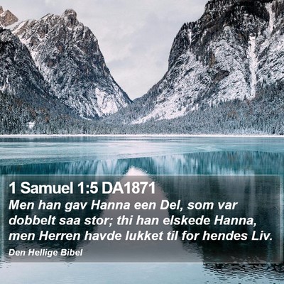 1 Samuel 1:5 DA1871 Bible Verse Image
