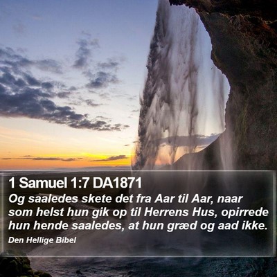 1 Samuel 1:7 DA1871 Bible Verse Image