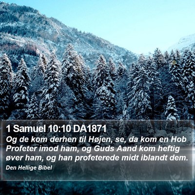 1 Samuel 10:10 DA1871 Bible Verse Image