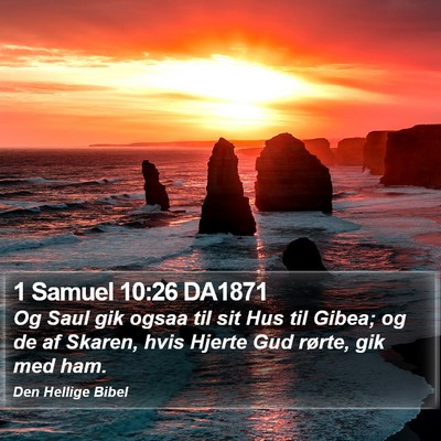 1 Samuel 10:26 DA1871 Bible Verse Image