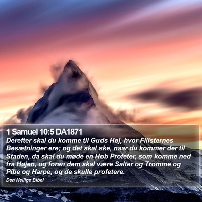1 Samuel 10:5 DA1871 Bible Verse Image