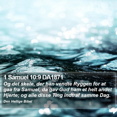 1 Samuel 10:9 DA1871 Bible Verse Image