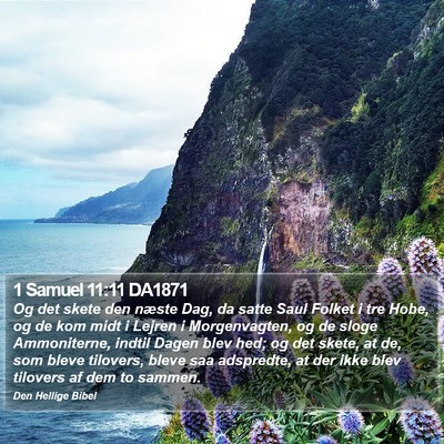 1 Samuel 11:11 DA1871 Bible Verse Image