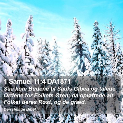 1 Samuel 11:4 DA1871 Bible Verse Image