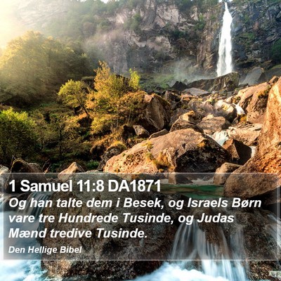 1 Samuel 11:8 DA1871 Bible Verse Image